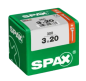 Preview: SPAX Universalschraube WIROX, 3x20 mm, 300 Stück, 4191010300207